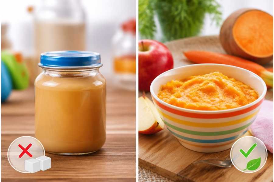Puré industrial vs puré casero